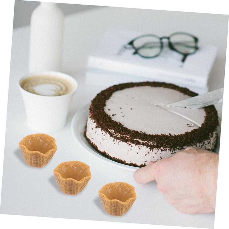 4Pcs Lifelike Artificial Cupcake Liners Fake Cake Decorations Photography Props - Image 3